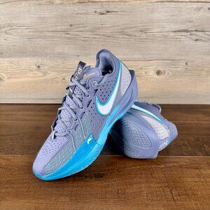 Nike Zoom GT Cut 3 Mens Size 8 Ashen Slate Football Grey Baltic Blue DV2913 402
